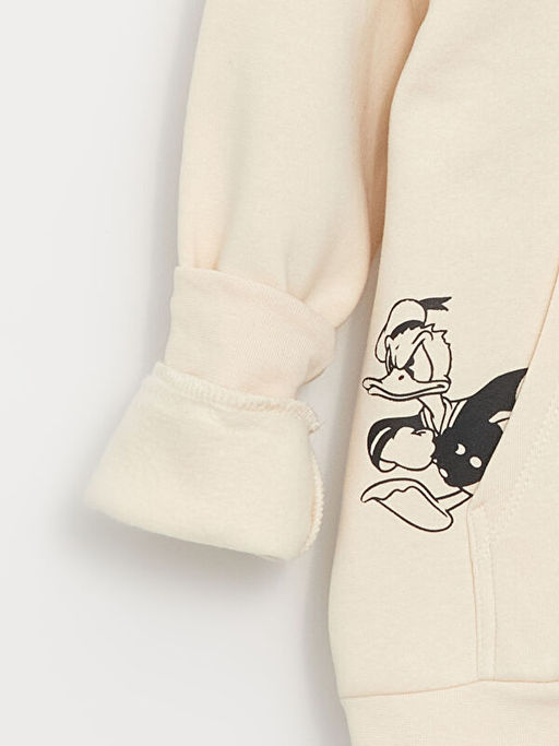 Mickey Mouse Bask?l? Uzun Kollu Erkek ?ocuk Hoodie - Waikiki фото 2