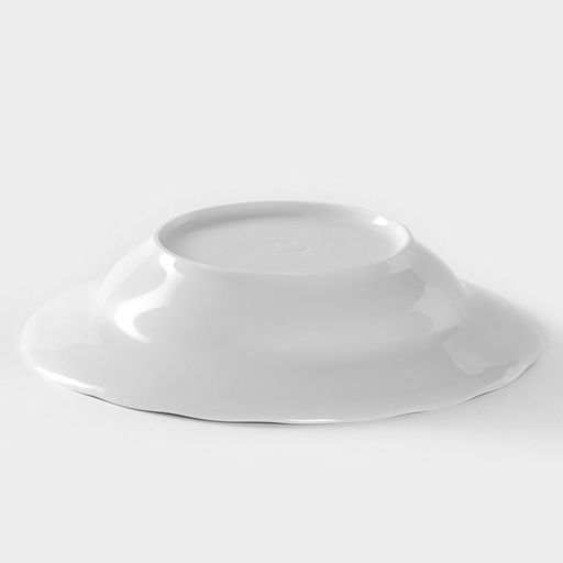 Тарелка глубокая Добрушский завод «Бельё», 250 мл, d=20 см, фарфор, белая