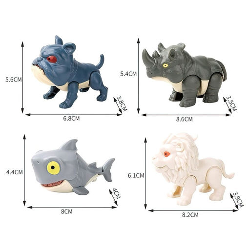 Игрушка - сюрприз Wild. Зубастики, 1 фигурка, подвижные детали, МИКС - Woow toys фото 4