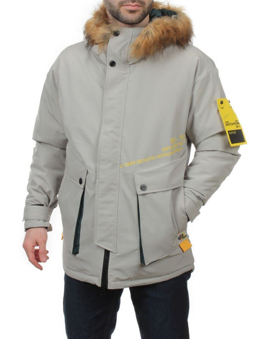 2170 GRAY BEIGE Куртка мужская зимняя облегченная (150 гр. холлофайбер) - Fashion фото 4