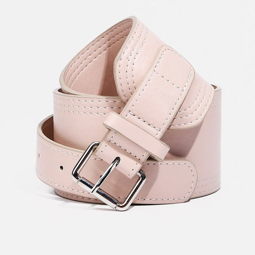 Ремень женский, ширина 6.7 см, пряжка металл, цвет бежевый - Simaland фото 4