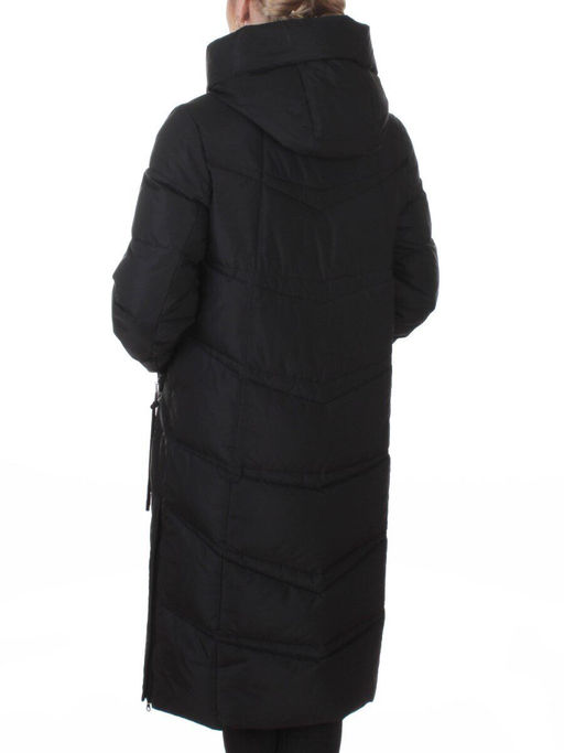 A73 BLACK Пальто зимнее женское (200 гр. холлофайбер)