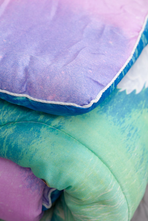 Одеяло Лебедь, наполнитель Файбертек, чехол - Полиэстер, евро - Амадэль фото 3