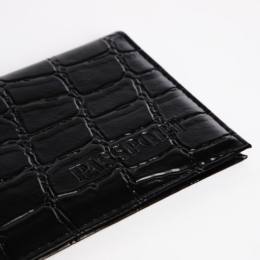 Обложка для паспорта, цвет чёрный - Simaland фото 4