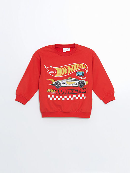 Hot Wheels Bask?l? Sweatshirt ve E?ofman Alt 2li - Waikiki фото 2