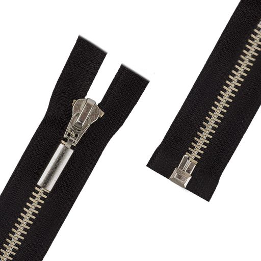 Молния Металл никель GM-881 однозамковая 80 см Тип 8 10 шт разъёмная Gamma