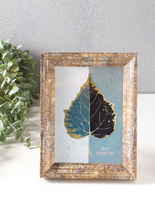 Фоторамка для фото 13×18 см «Прованс», пластик, бежево-коричневый, 21.7×16.8×3 см