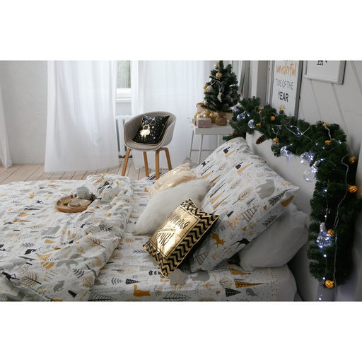 Постельное белье Этель Дуэт Let it snow (вид 1) 143*215 см - 2 шт, 240*220 см, 70*70 см - 2 шт  фото 10