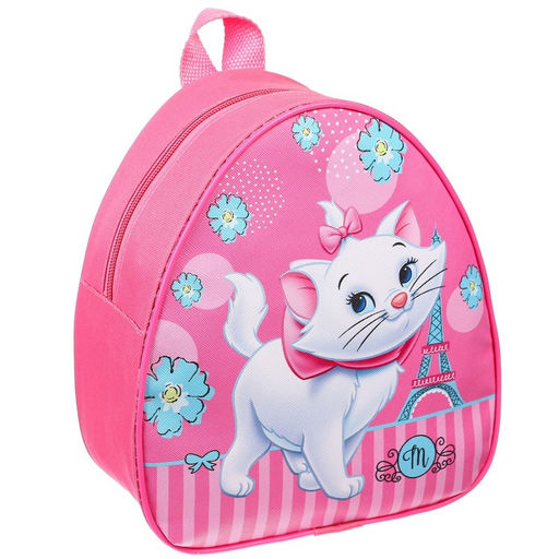 Рюкзак детский для девочки, на молнии, розовый, 23?21?10 см, Коты аристократы - Disney фото 3