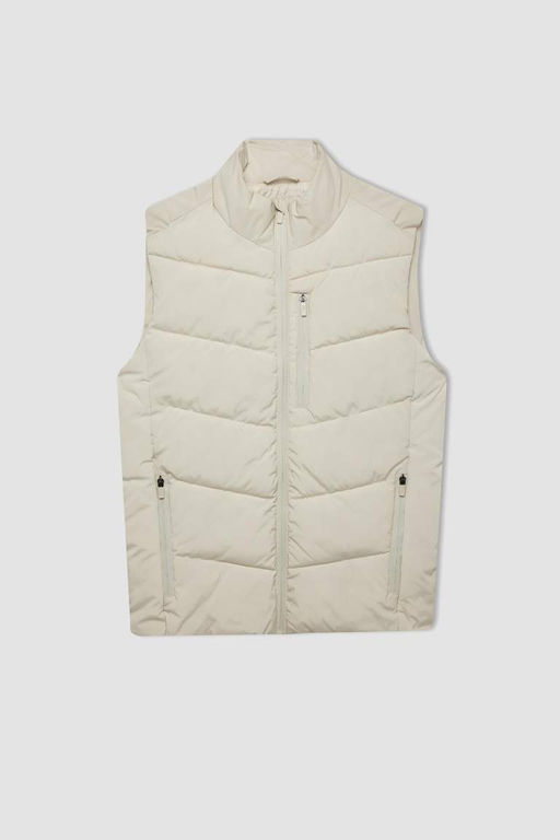 Ветрозащитный водоотталкивающий надувной жилет DeFactoFit стандартной посадки с воротником-стойкой  фото 8