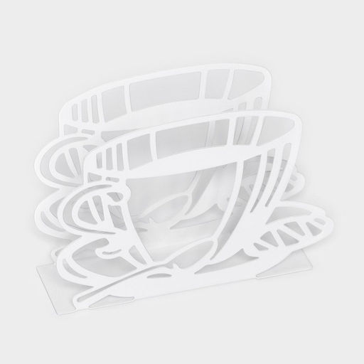 Салфетница Доляна «Кофе», 14×4×10 см, белая