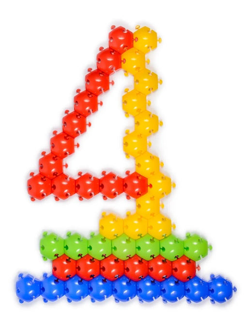 Мозаика напольная 50 крупных деталей. в пакете - Green Plast фото 3