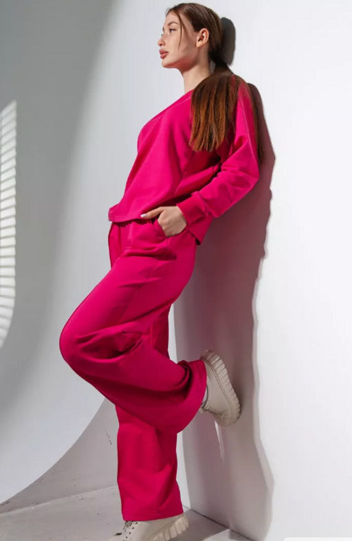 Комплект(костюм) с брюками палаццо Футер 2-х нитка - Relay фото 124