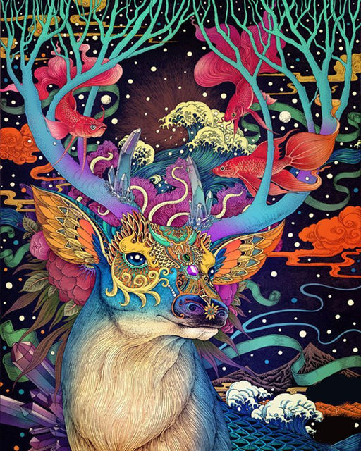 Алмазная мозаика на подрамнике 40х50