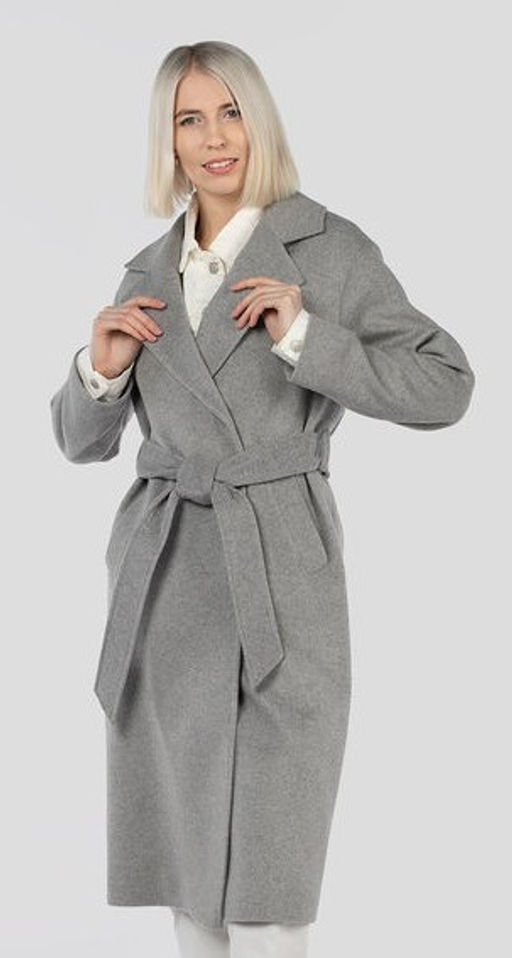 Пальто женское демисезонное (пояс) - El podio фото 11