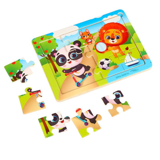 Пазл Весело играем, 15 х 11 см - Лесная мастерская фото 4