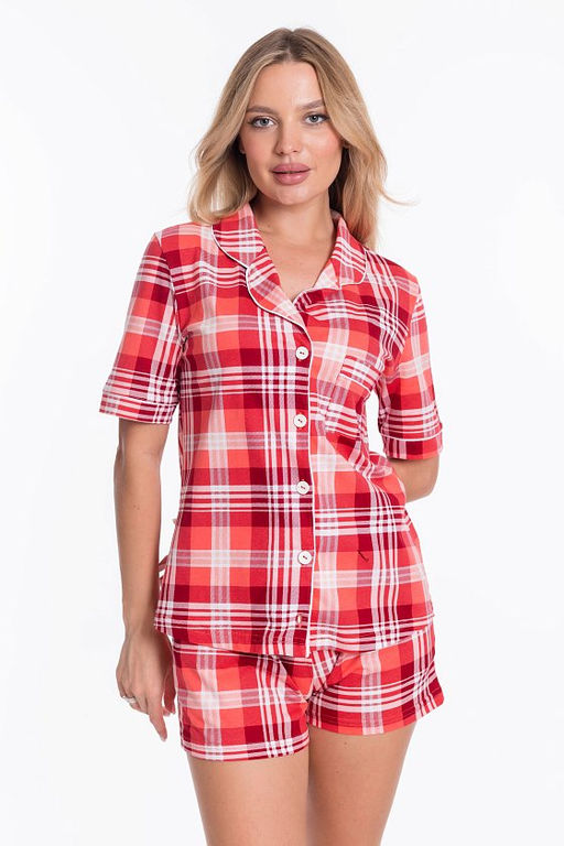 Пижама М320136ж Красный - Елена фото 2