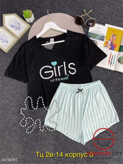 Пижама женская с рисунком