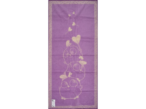 6с102.411ж1 Веселая горка (фиалка7) Полотенце махровое 67х150см