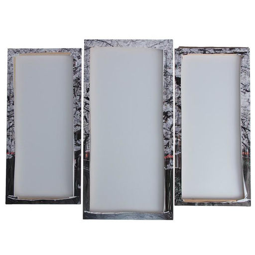 Модульная картина «Цветущие деревья», (2-25×52; 1-30×60) 60×80 см