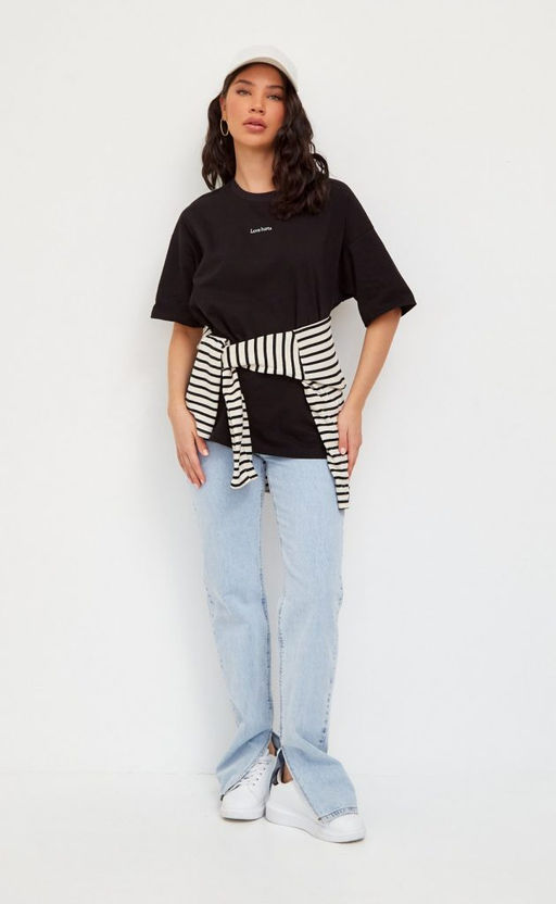 Футболка жен. F-03-06 black - Fine joyce фото 3