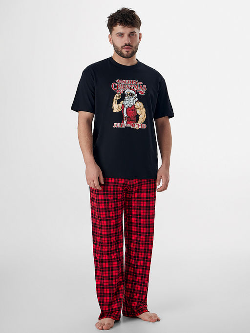Комплект домашний мужской новогодний