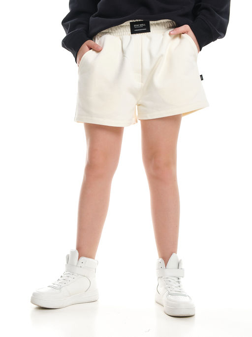 Шорты для девочки подростковые 22-7634 красный - Mini maxi фото 16