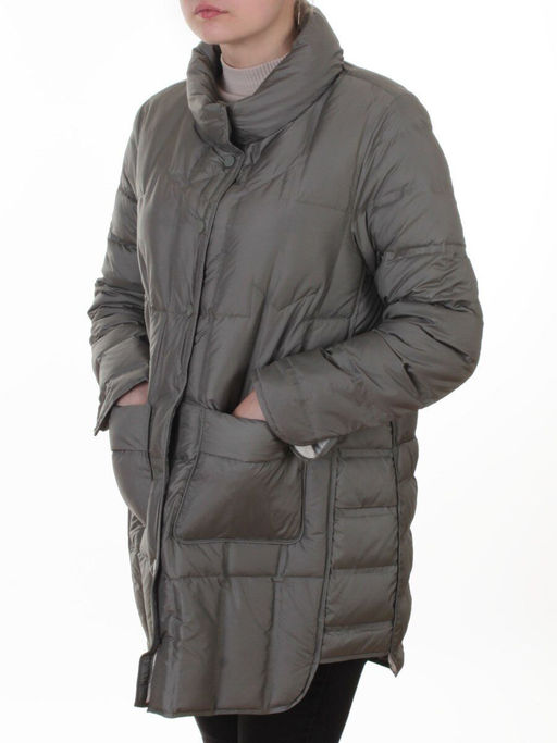 8811 GREEN Куртка пуховая облегченная женская (утиный пух) - Fashion фото 5