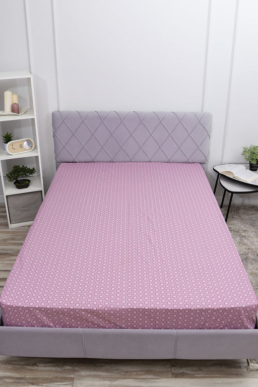 Простыня на резинке поплин Сара-компаньон