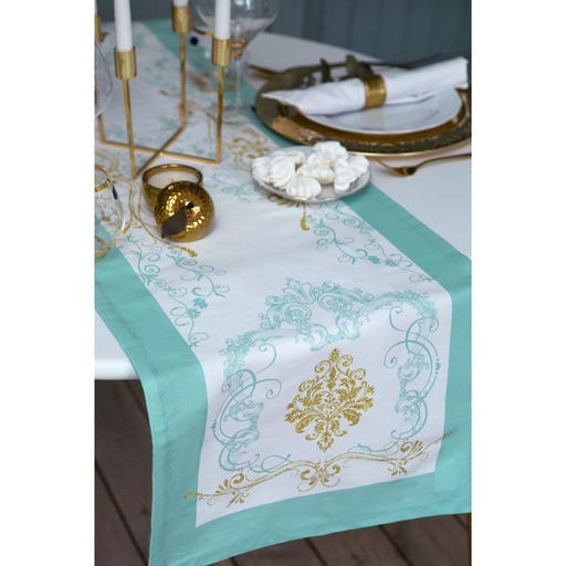 Дорожка Этель Вензель золотой 40*146 см  фото 3