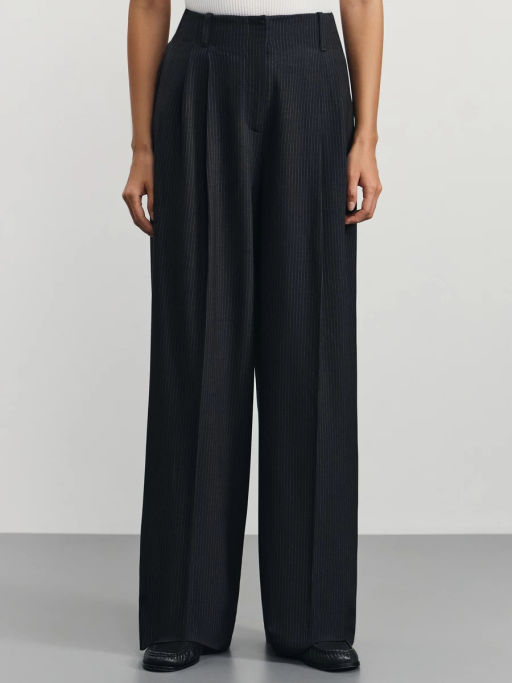 Брюки палаццо с защипами / Zarina фото 2