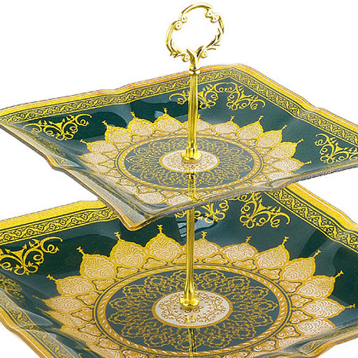 7020-37 Этажерка 2 уровня, квадрат (х6) - Mayer&boch фото 2