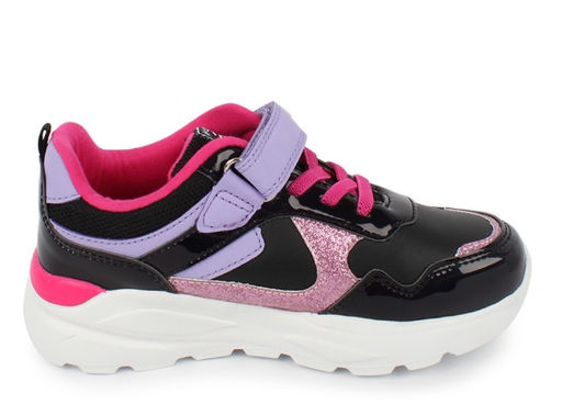 AL 4461 Полуботинки типа кроссовые детские, Чёрный - Antilopa фото 2