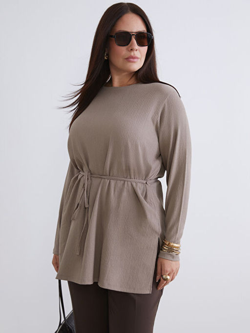 Bisiklet Yaka Kad?n Tunik