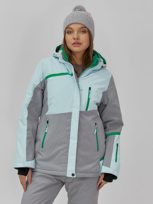 Горнолыжный костюм женский зимний голубого цвета 0709_1Gl - Chunmai фото 12