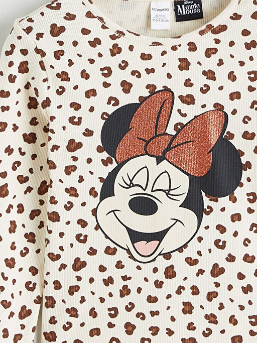 Minnie Mouse Bask?l? K?z ?ocuk Ti??rt