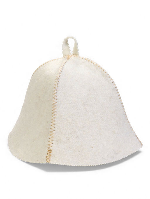 Шапка для бани и сауны Русская баня, полушерсть