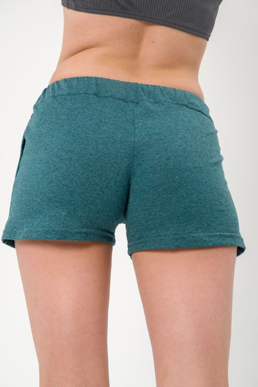 Шорты женские из кулирки Молодежные изумруд - Амадэль фото 4