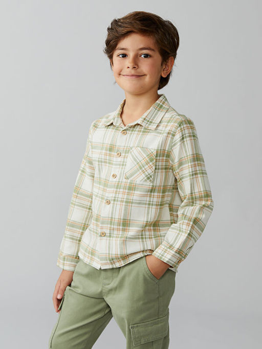 Rahat Kal?p Ekose Erkek ?ocuk Oduncu G?mlek