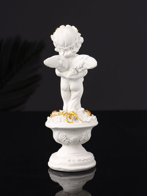 Набор: фигурка Ангел и сердце, подставка для мелочей, 12?20?10 см