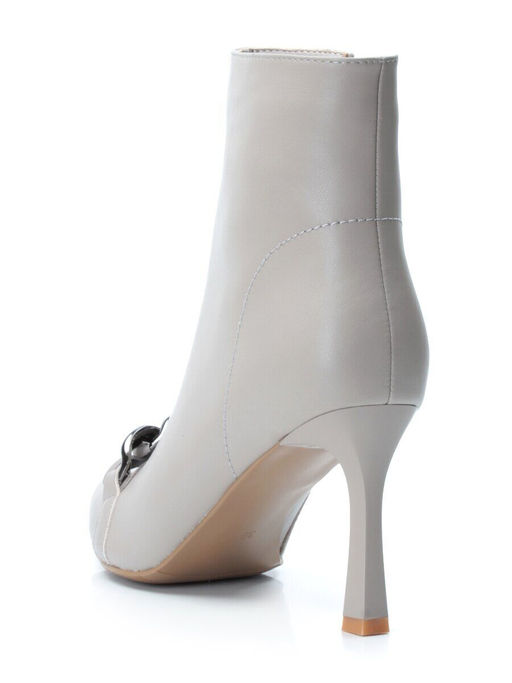 01-PCM343-3 GRAY Ботинки демисезонные женские (натуральная кожа, байка) - Фабричный китай фото 7