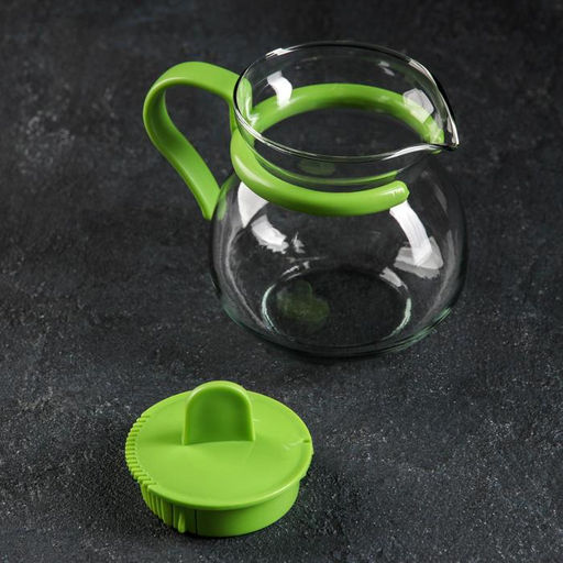 Чайник стеклянный заварочный «Теплота», 400 мл, цвет МИКС