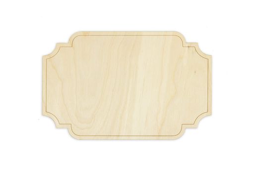 Заготовка для декорирования Mr. Carving ВД-724 Панно с обводкой фанера 16 х 25 х 0.4 см
