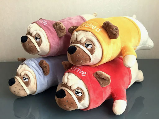 Мопс unmatched, мягкая игрушка 30см - Buro фото 4