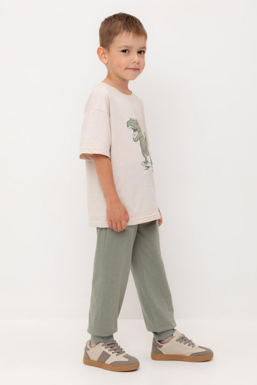 КР 400633/зеленый чай к554 брюки для мал - Crockid фото 4