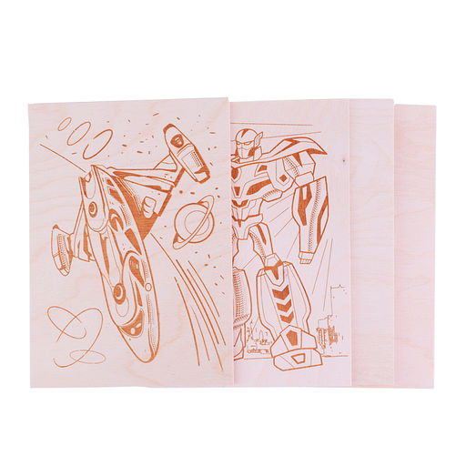 Электроприбор для выжигания по дереву «Вязь-10К»  (аппарат, 4 доски)