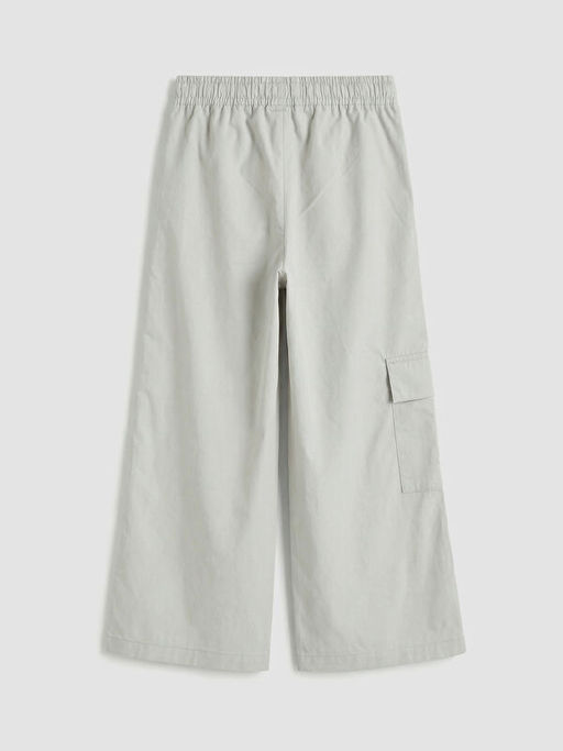 Beli Lastikli K?z ?ocuk Kargo Pantolon