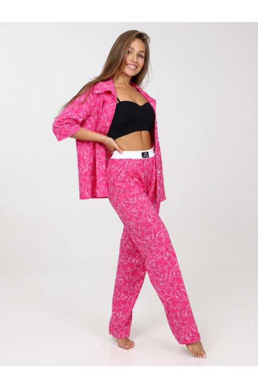 Пижама женская П-117.02 фуксия - Хороший трикотаж фото 10