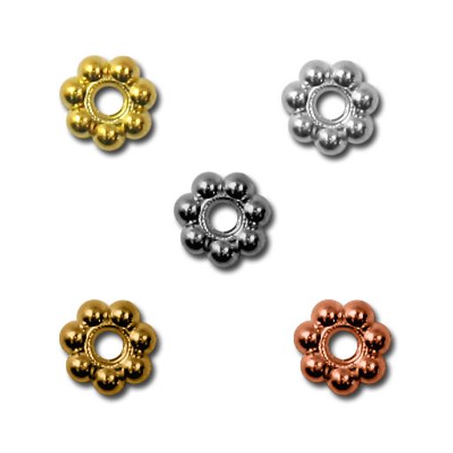 Zlatka Рондель DR-010 6 мм 50 шт СК/Распродажа №05 под медь  фото 3