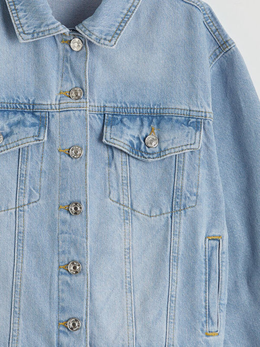 K?z ?ocuk Jean Ceket